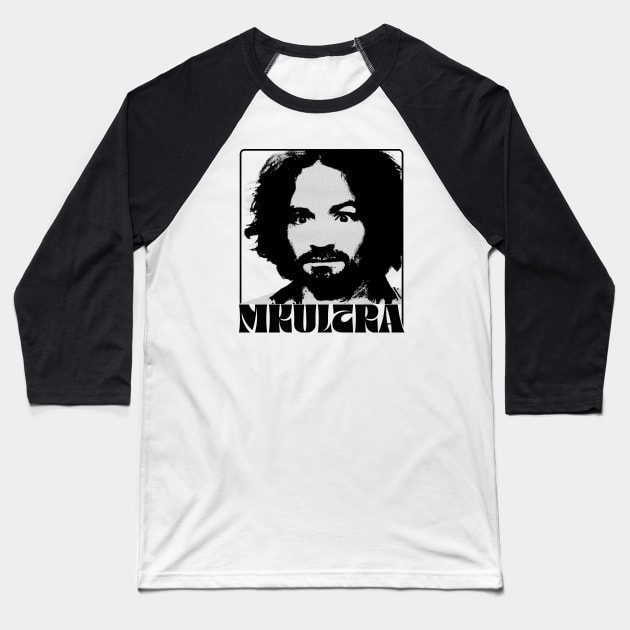 MKULTRA x CHARLES MANSON Baseball T-Shirt by SBSTN